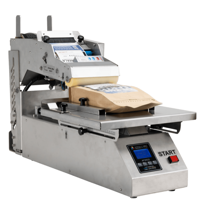 AF200 Label applicator for flat surfaced objects and containers from Afinia Label