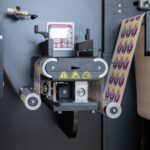 Automatic self registering web guide. DLP-2200 Digital Label Press Afinia Label