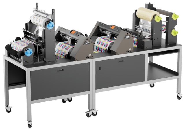 DLF-350L Dual plotter digital label finisher from Afinia Label