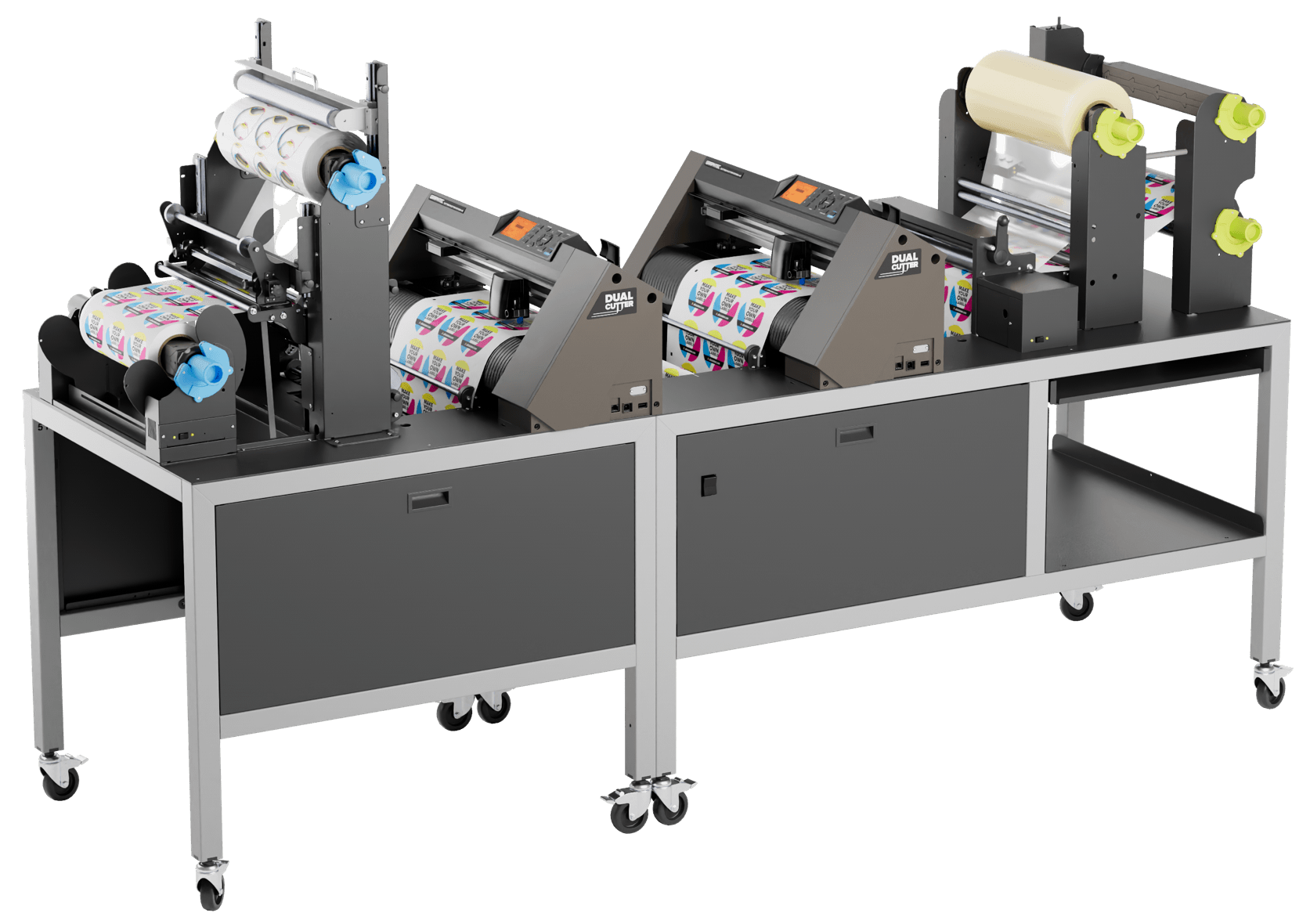 DLF-350L Dual plotter digital label finisher from Afinia Label