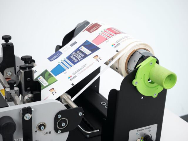 afinia label flexible packaging press with rewinder