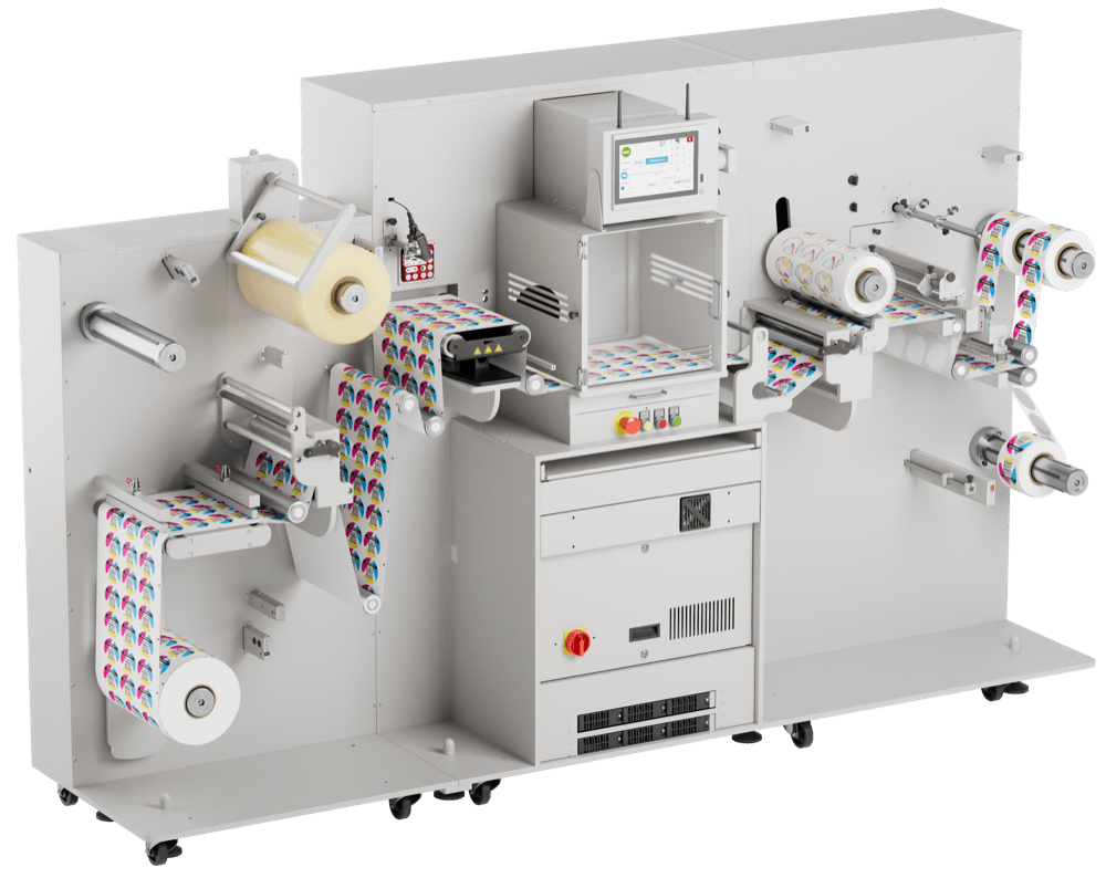 Taurus digital label laser finisher from Afinia Label speed meets versatility