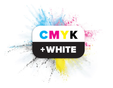 CMYK plus White printing with the Afinia Label LT5C
