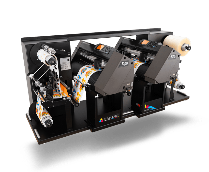 DLF Dual Plotter Tabletop Digital Label Finisher from Afinia Label