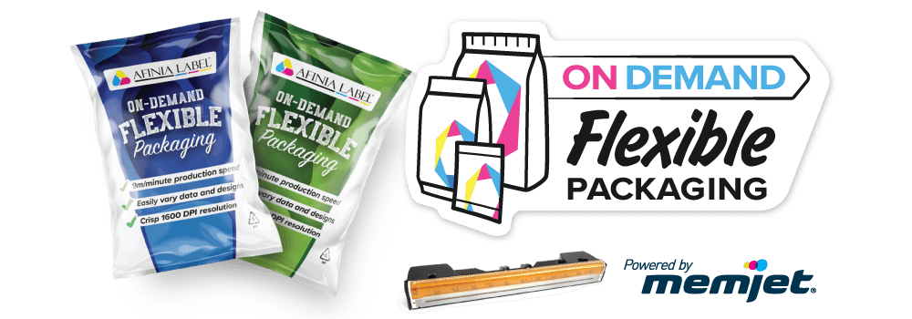 On-demand flexible packaging FP-230 flex pack press printer powered by Memjet