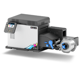LT5C CMYK+White toner based label printer from Afinia Label waterproof labels